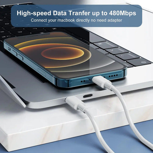 Cable De Carga Usb-c Apple (2 M) Original Blanco