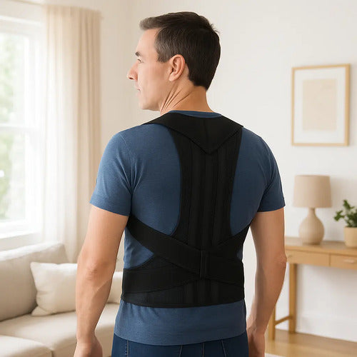 Corrector Postura Faja Lumbar Ortopédica Trabajo Espalda L
