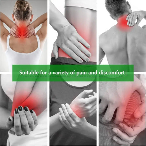 20 Parches Para Aliviar El Dolor Rodilla - Cuello - Hombro Marrón Oscuro