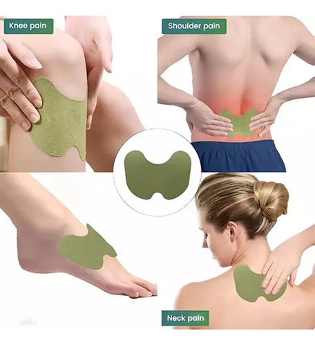 Parches De Ajenjo Para El Dolor Lumbar / Rodillas 10 Unid Marrón
