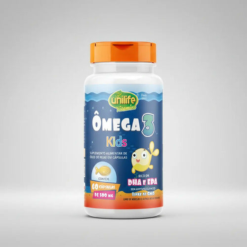 Omega 3 Para Niños, Ricas En Dha Y Epa Capsulas Blandas Sin Sabor