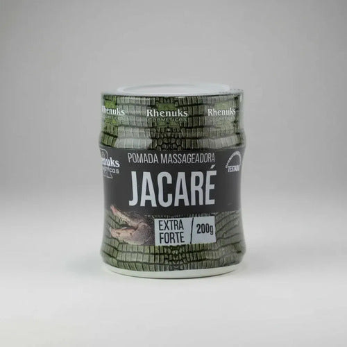 Pomada Gel Para Cuerpo Rhenuks Cosméticos Masajeadora Jacaré En Pote De 200ml/200g