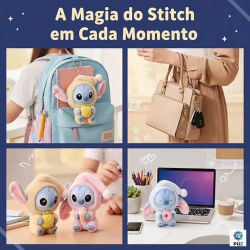 Llavero De Peluche Stitch Surprise Labubu, Regalo Aleatorio De Navidad, Adolescentes, Para Colgar En La Mochila,... Aleatória