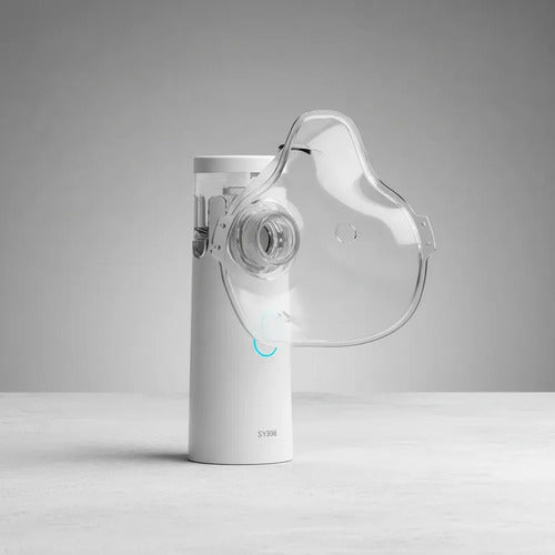 Inhalador Ultrasónico Portátil, Nebulizador Usb O Pilas, Color Blanco