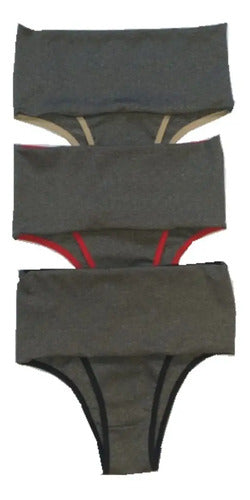 Bombacha Fitness Con Comprensión Superior Para Vientre