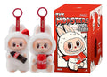 Llavero Sorpresa De Peluche Labubu Coca-cola Pop Mart Blanco