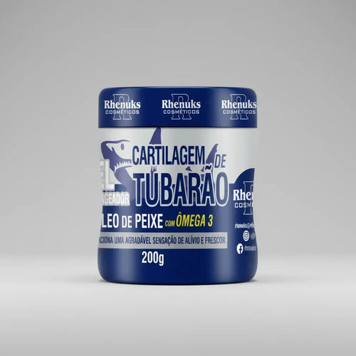 Gel Masajeador De Cartílago De Tiburón Ômega 3 Rhenukus 200g Mentol