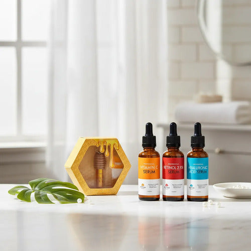 Acido Hialuronico + Retinol + Vitamina C. Super Promo X3