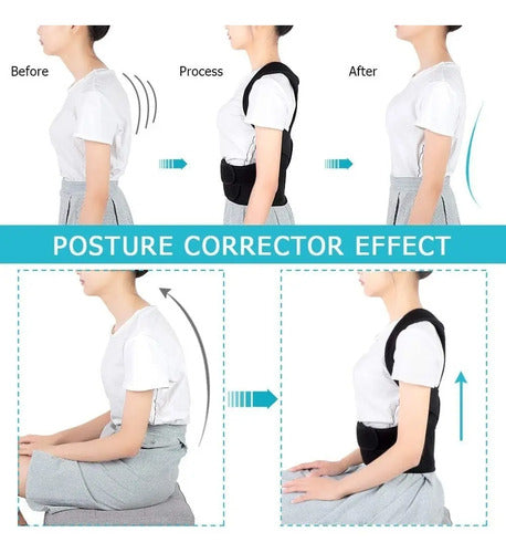 Corrector Postura Faja Dorsal Y Lumbar Espalda Ortopedica Talle Xl