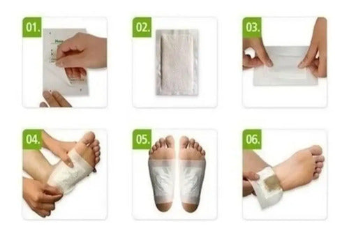 Parches Kinoki X100 Desintoxicantes Relajantes Muscular Pack Neutra