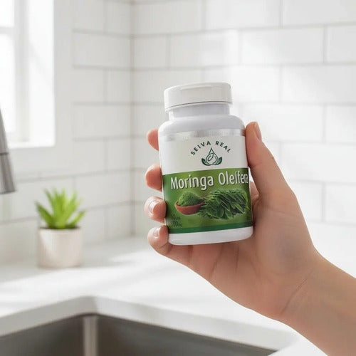 Moringa Oleifera Seiva Real 60 Cápsulas 500mg Natural Neutro