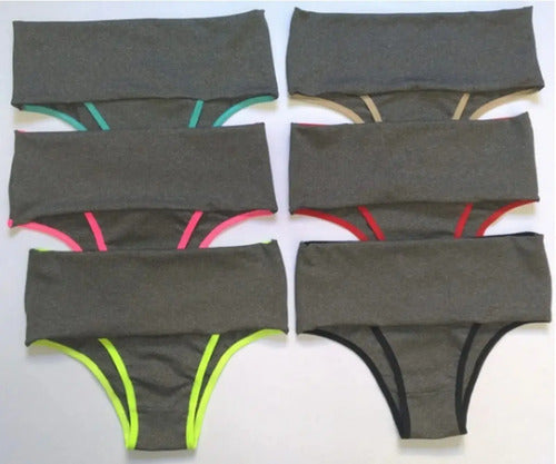 Bombacha Fitness Con Comprensión Superior Para Vientre