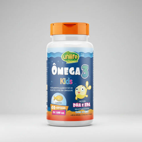 Omega 3 Para Niños, Ricas En Dha Y Epa Capsulas Blandas Sin Sabor