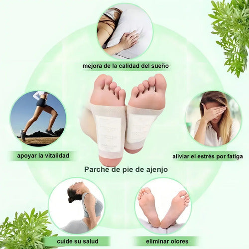 Para Pies Kinoki Naturals Bambú En Caja 1g Hierbas - Pack X Hierbas