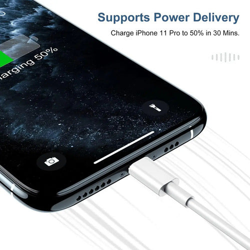 Cable De Carga Usb-c Apple (2 M) Original Blanco