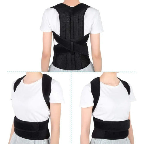 Corrector Postura Faja Dorsal Y Lumbar Espalda Ortopedica Talle Xl