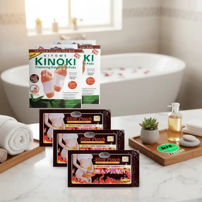 Kit Kinoki + Parche Slim Adelgazante Perder Grasa Reducir Neutra