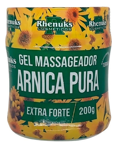 Gel Masajeador Arnica Pura Extra Fuerte Piernas Columna Pecho Tipo De Envase Pote
