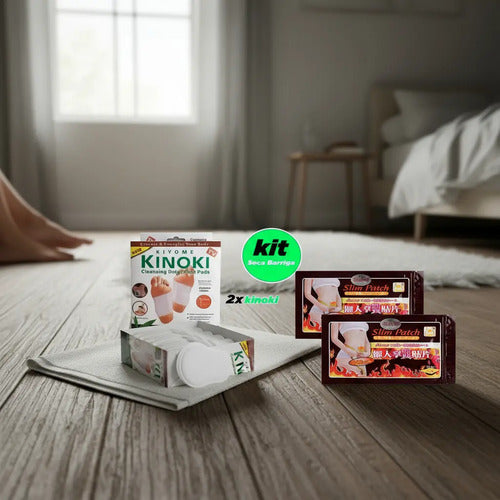 Kit Kinoki + Parche Slim Adelgazante Perder Grasa Reducir Neutra