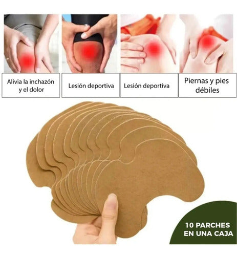 Adhesivo Para Parche De Rodilla- Alivio Del Dolor De Rodilla