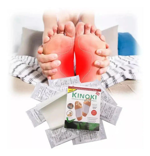 50 Adesivos Detox Para Los Pies Kinoki Eliminador De Toxinas