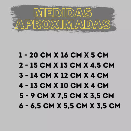 Kit 6 Moldes Silicona Para Freidora Sin Aceite