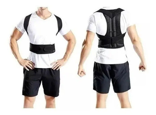 Corrector Postura Faja Lumbar Ortopédica Trabajo Espalda L