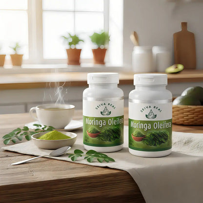 Moringa 120 Cápsulas Sabor Neutro Sin Sabor