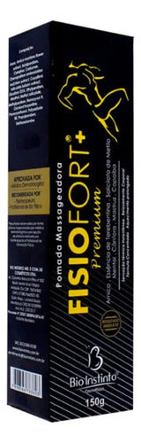 Pomada Masajeadora Fisiofort+ Premium 150g Bio Instinto Neutra
