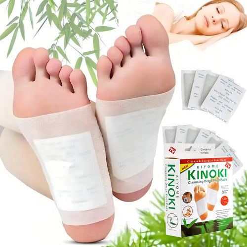 Para Pies Kinoki Naturals Bambú En Caja 1g Hierbas - Pack X Hierbas