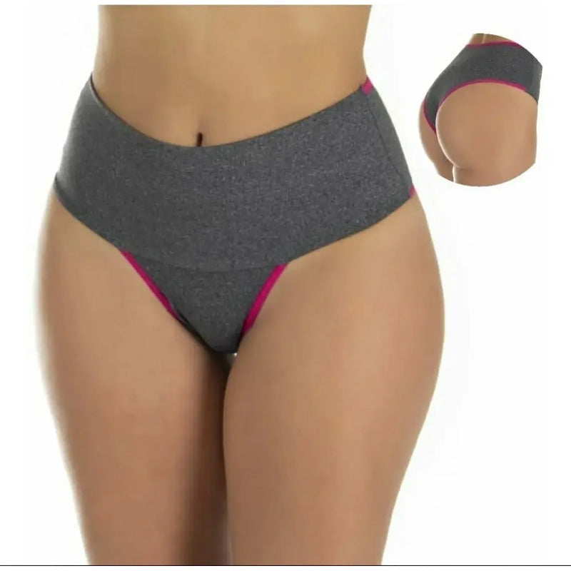 Kit X3 Bombacha Fitness Con Comprensión Alta Para Vientre