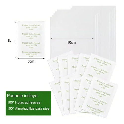 Para Pies Kinoki Naturals Bambú En Caja 1g Hierbas - Pack X Hierbas