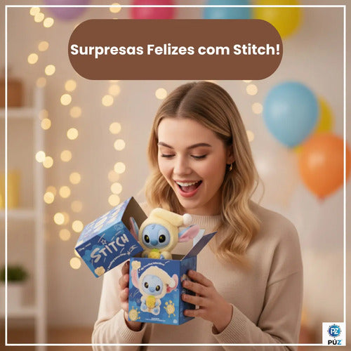Llavero De Peluche Stitch Surprise Labubu, Regalo Aleatorio De Navidad, Adolescentes, Para Colgar En La Mochila,... Aleatória