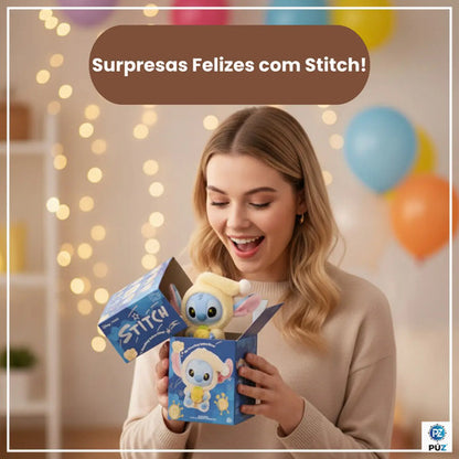 Llavero De Peluche Stitch Surprise Labubu, Regalo Aleatorio De Navidad, Adolescentes, Para Colgar En La Mochila,... Aleatória