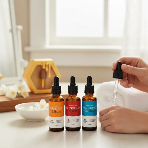 Acido Hialuronico + Retinol + Vitamina C. Super Promo X3