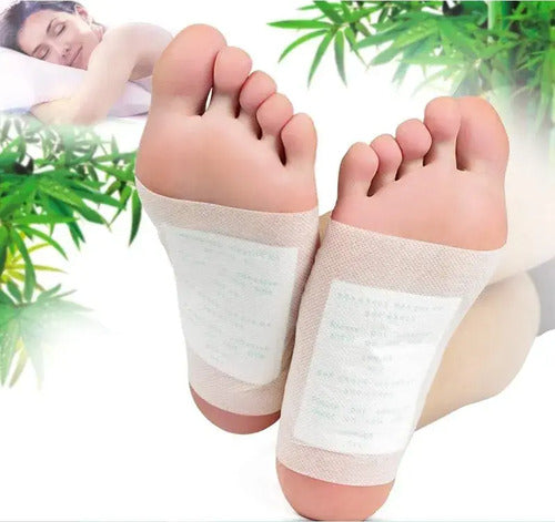 10 Parches Desintoxicantes Kinoki Pies Cansancio Febo