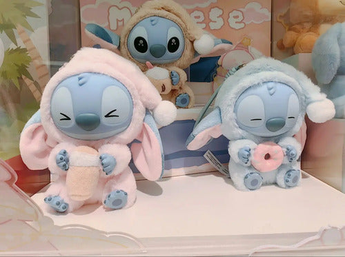 Muñeco Labubu Sorpresa Coleccionable De Stitch, Figura De 16 Cm Para Regalo