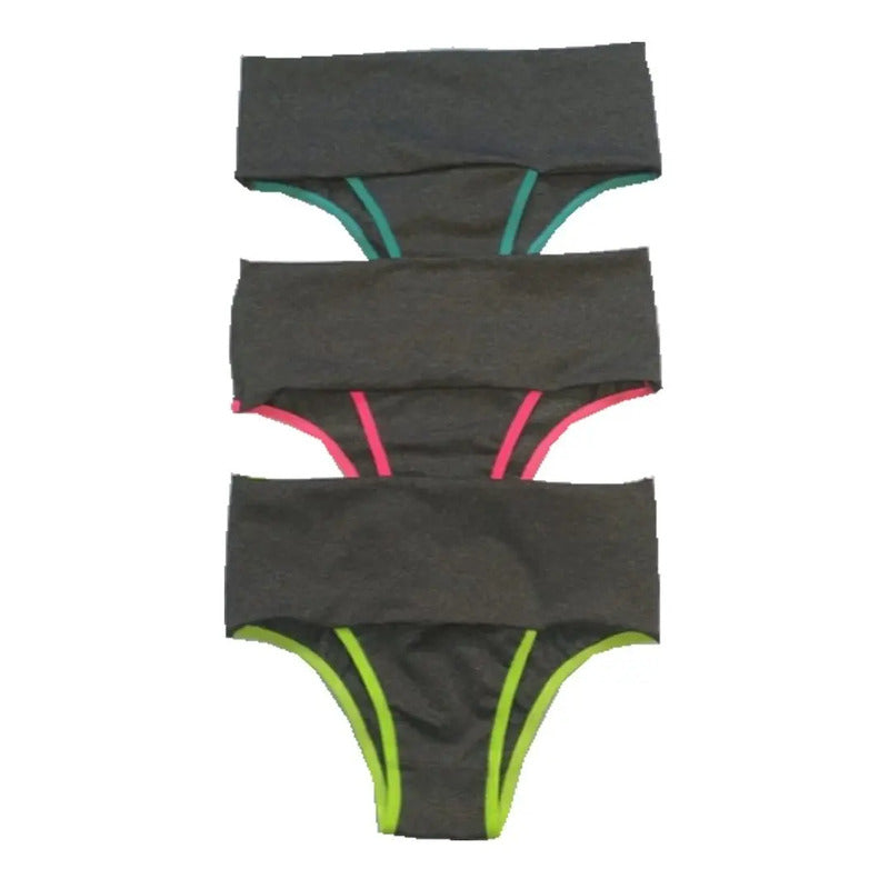 Bombacha Fitness Con Comprensión Superior Para Vientre