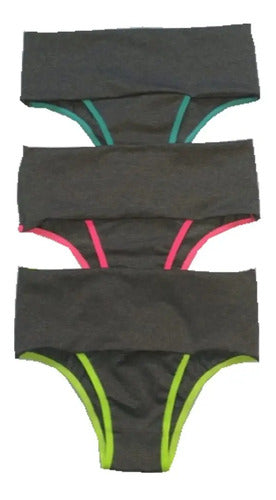 Bombacha Fitness Con Comprensión Superior Para Vientre